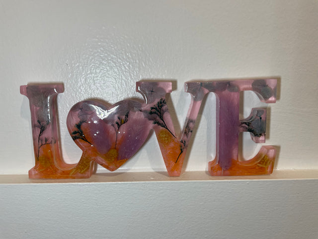 Resin “LOVE” Signs