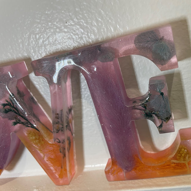 Resin “LOVE” Signs