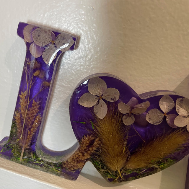 Resin “LOVE” Signs