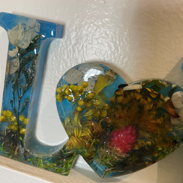 Resin “LOVE” Signs