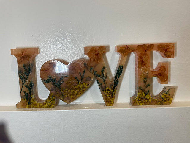 Resin “LOVE” Signs