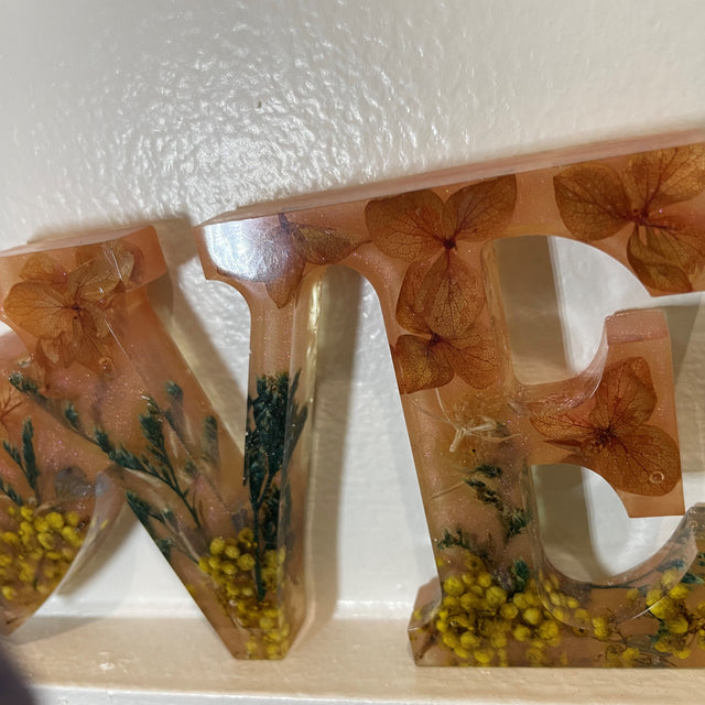 Resin “LOVE” Signs