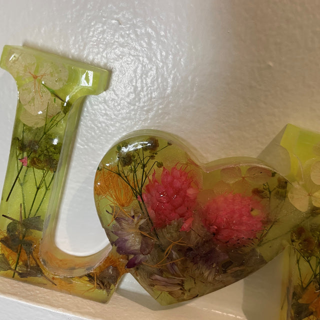 Resin “LOVE” Signs