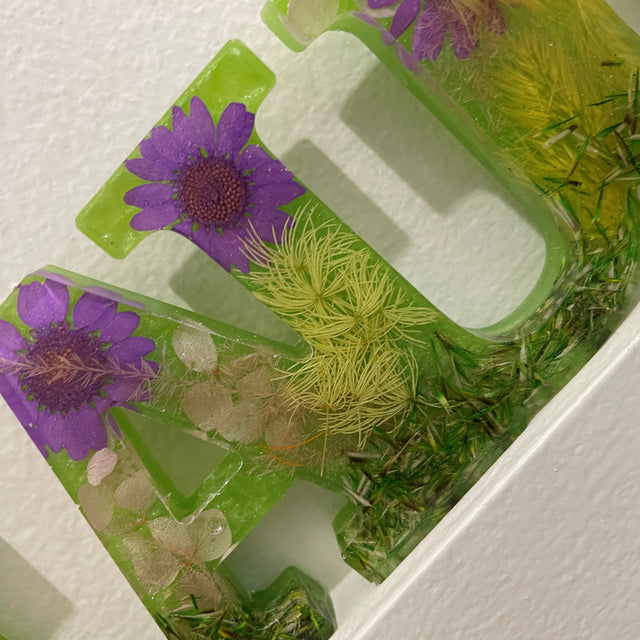 Resin “LAUGH” Signs