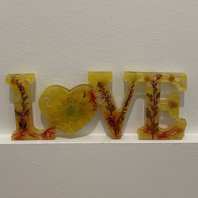 Resin “LOVE” Signs