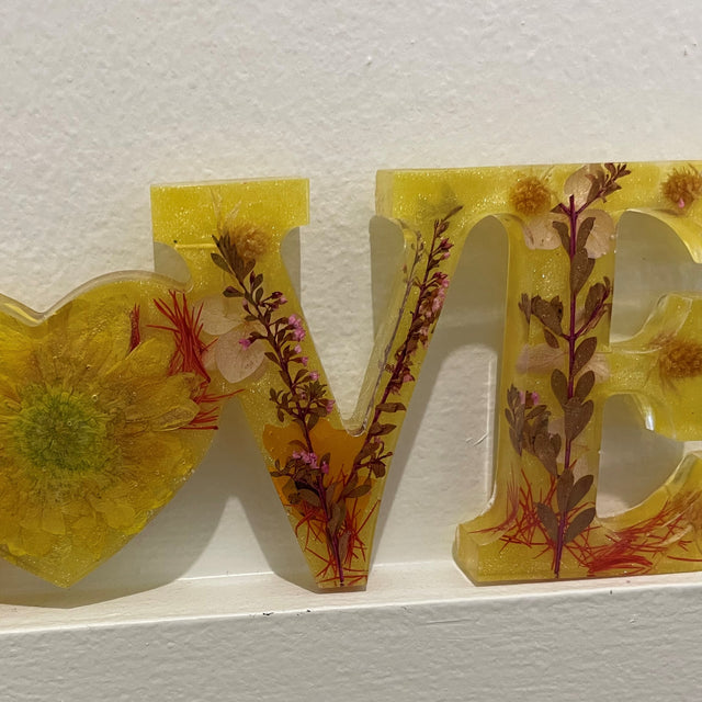 Resin “LOVE” Signs