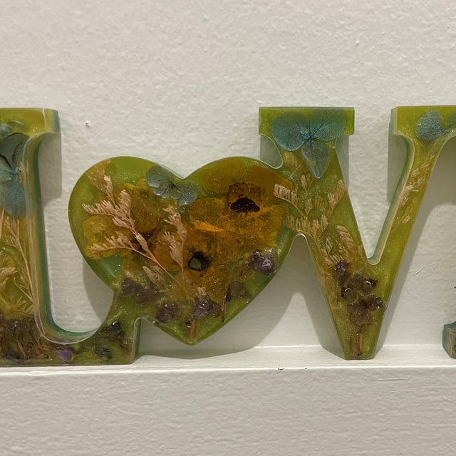 Resin “LOVE” Signs