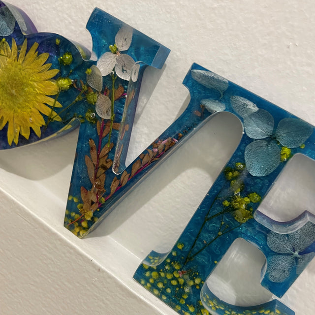 Resin “LOVE” Signs