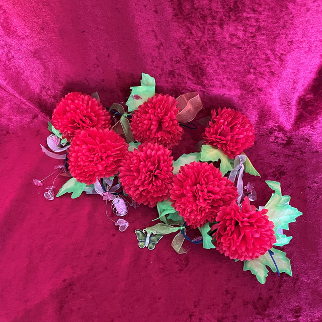 Howlite Crystal Flower Garland