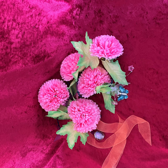 Howlite Crystal Flower Garland