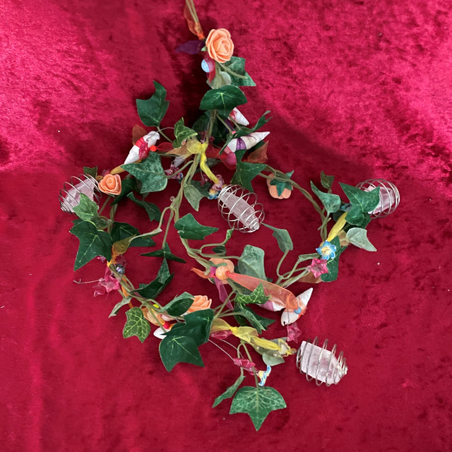 Clear Quartz & Opolite Crystal Garlands