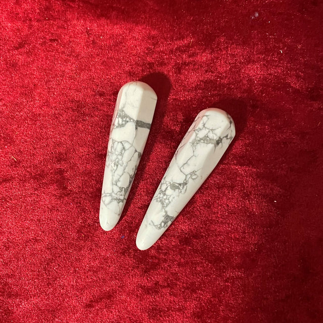 Howlite Healing Wands