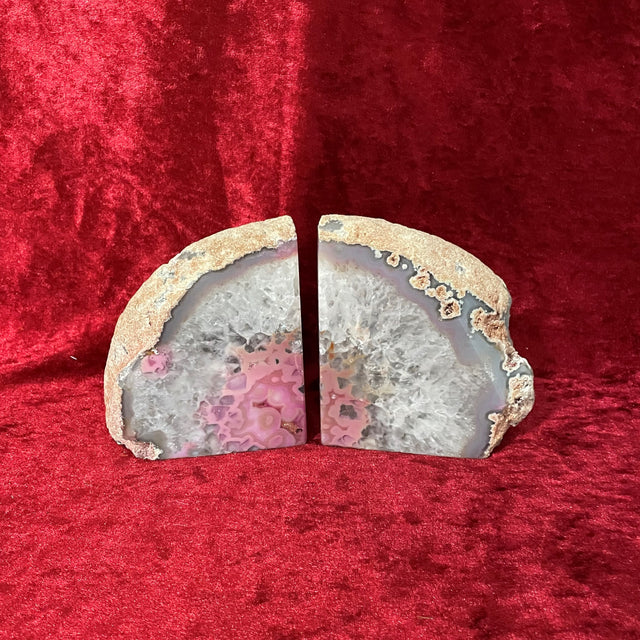 Agate Book Ends