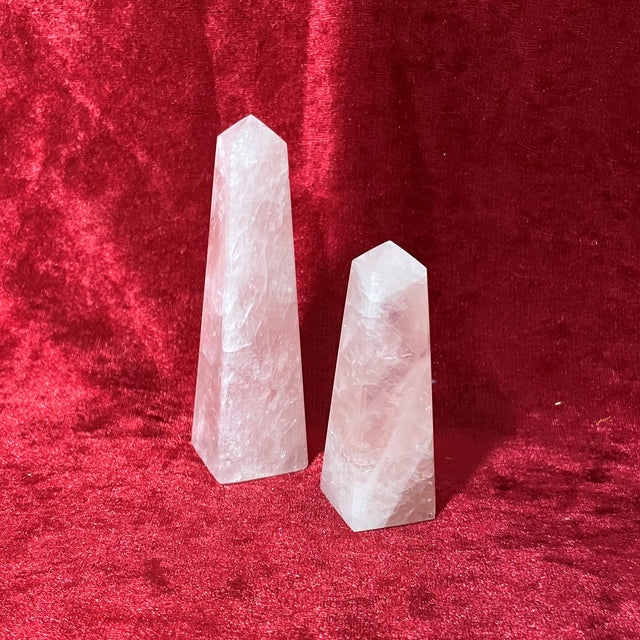 Rose Quartz Obelisk