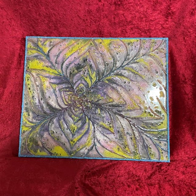 Desert Flower "Glow in the Dark" Resin Art