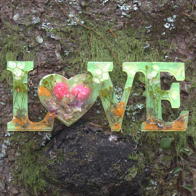 Resin “LOVE” Signs