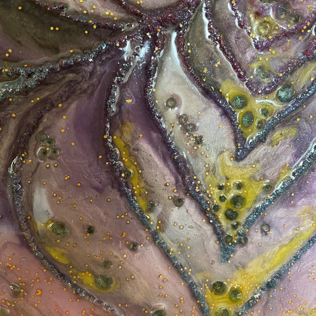 Desert Flower "Glow in the Dark" Resin Art