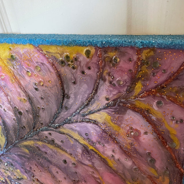 Desert Flower "Glow in the Dark" Resin Art