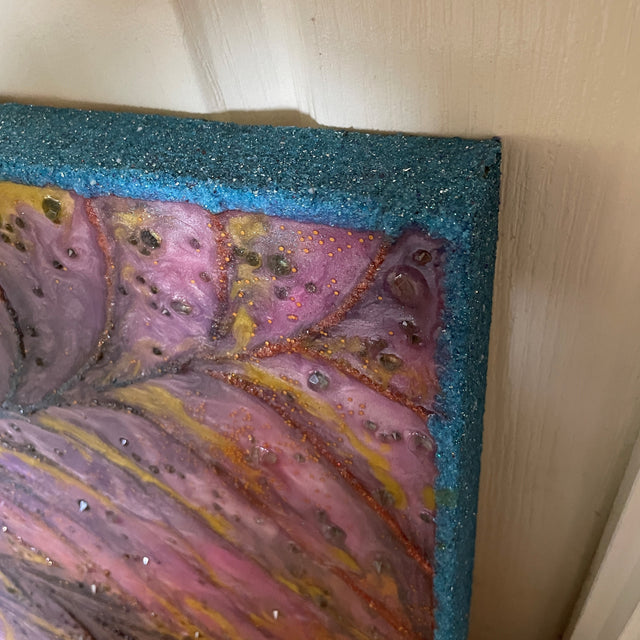 Desert Flower "Glow in the Dark" Resin Art