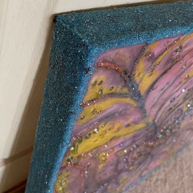 Desert Flower "Glow in the Dark" Resin Art