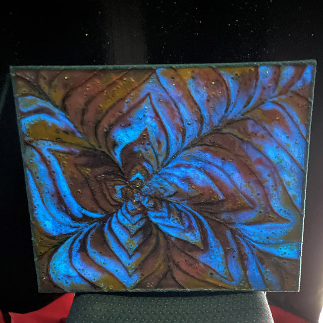 Desert Flower "Glow in the Dark" Resin Art