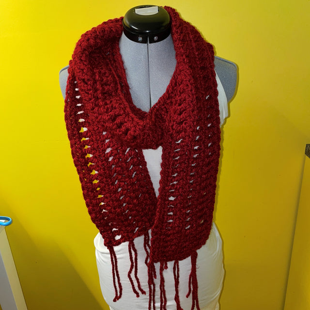 Burgundy Scarf