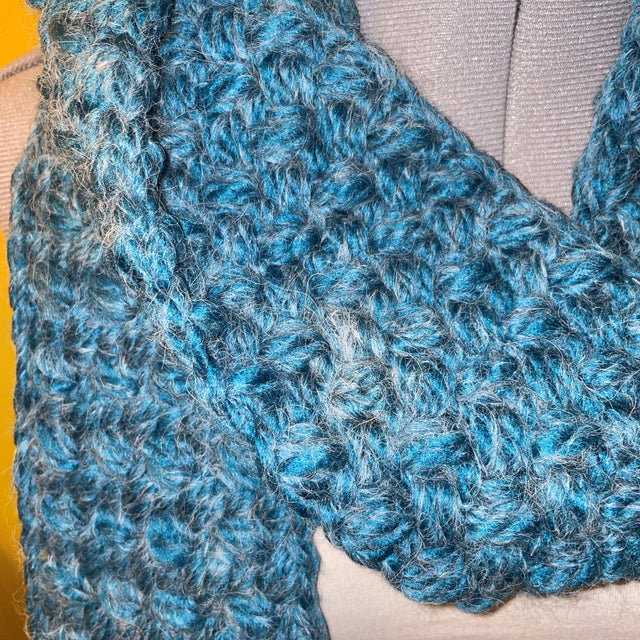 Thick Blue Scarf