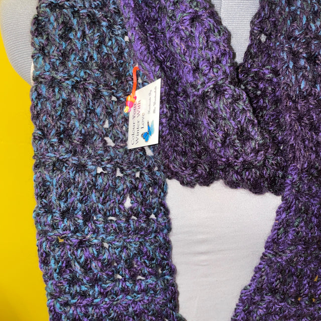 Dark Purple Scarf