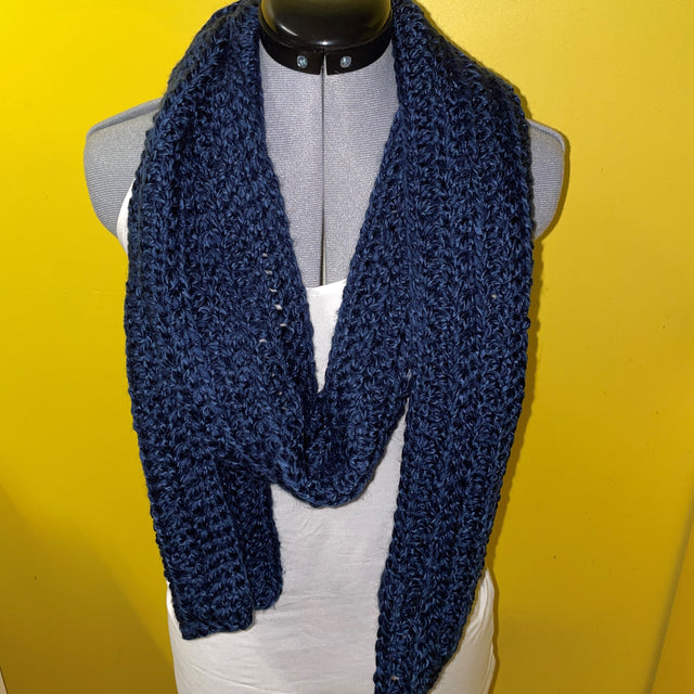 Dark Blue Scarf