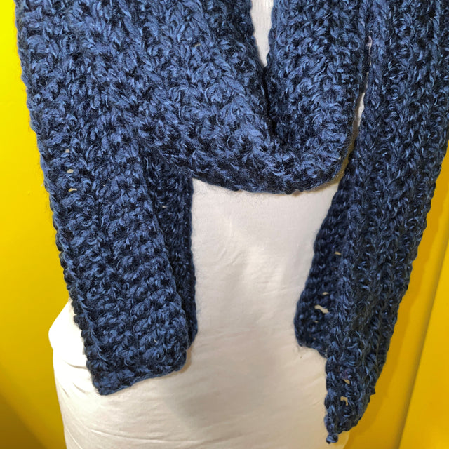 Dark Blue Scarf