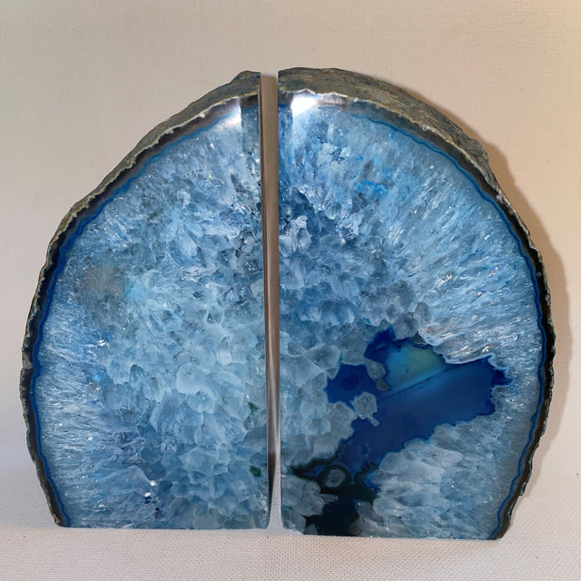 Agate Book Ends