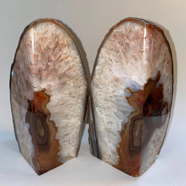 Agate Book Ends