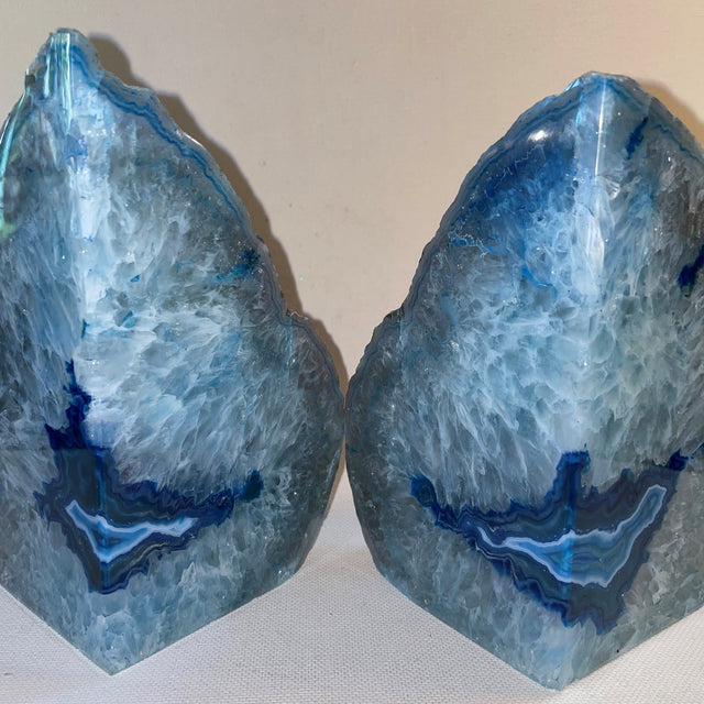 Agate Book Ends