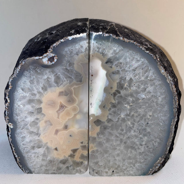 Agate Book Ends