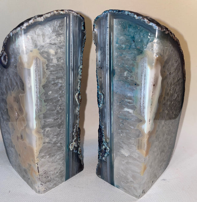 Agate Book Ends