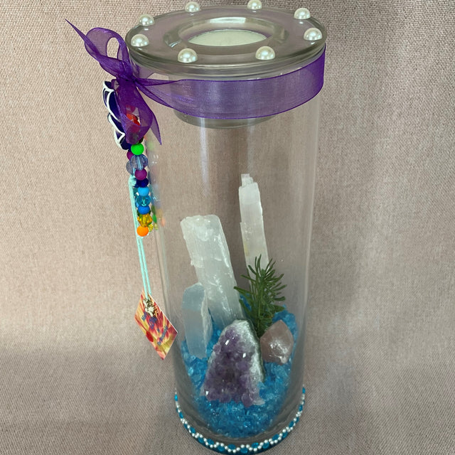 Crystal Candles Tall