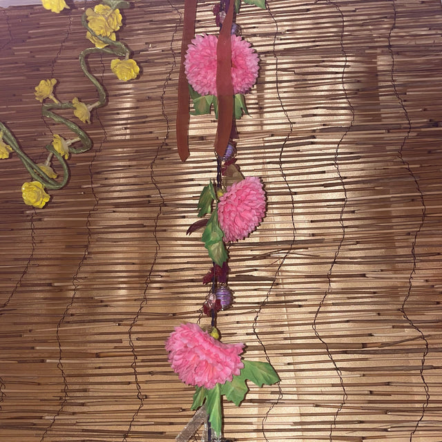 Howlite Crystal Flower Garland