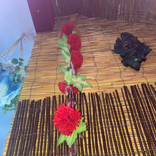 Howlite Crystal Flower Garland