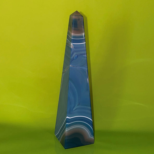 Blue Agate Obelisk Crystals