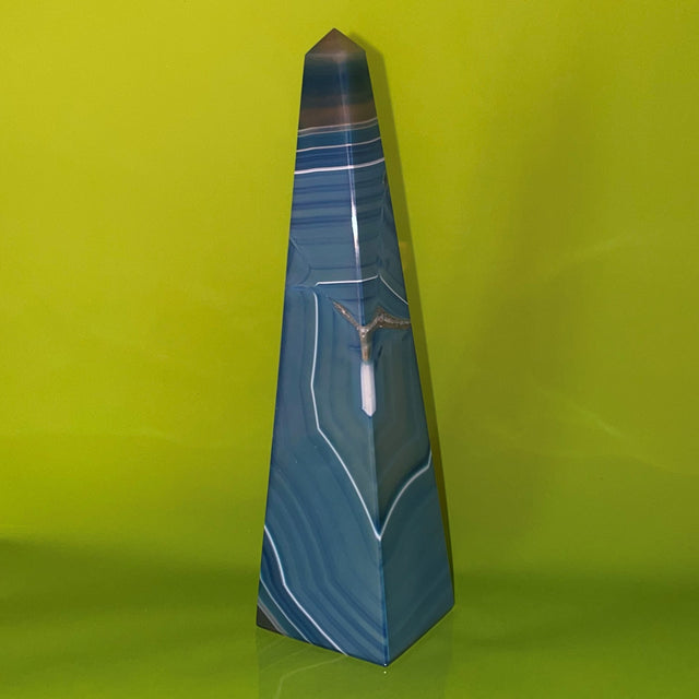 Blue Agate Obelisk Crystals