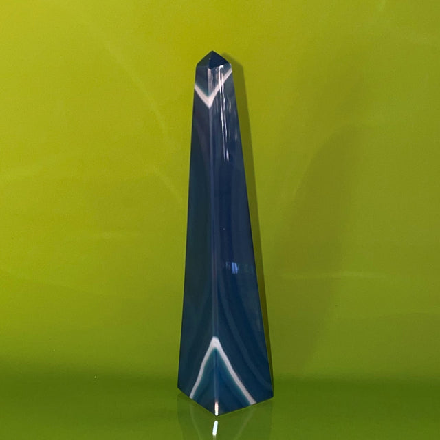 Blue Agate Obelisk Crystals