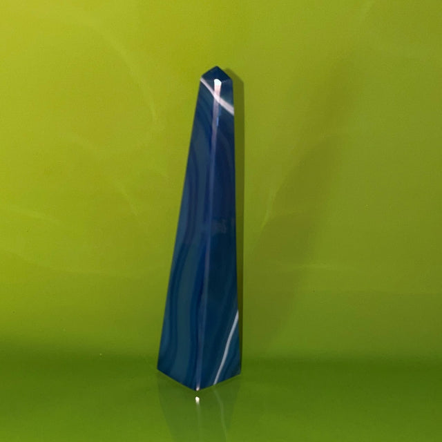 Blue Agate Obelisk Crystals