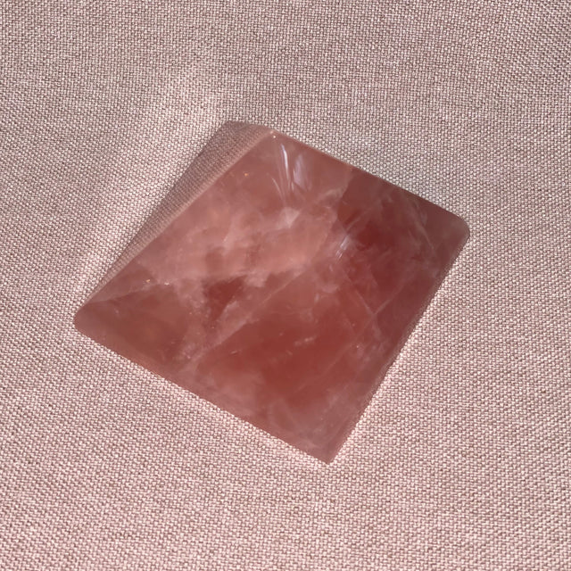 Rose Quartz Pyramids
