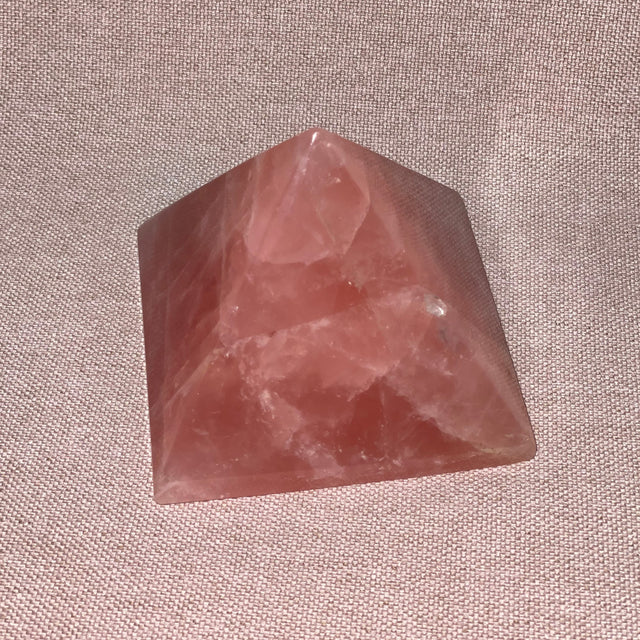 Rose Quartz Pyramids