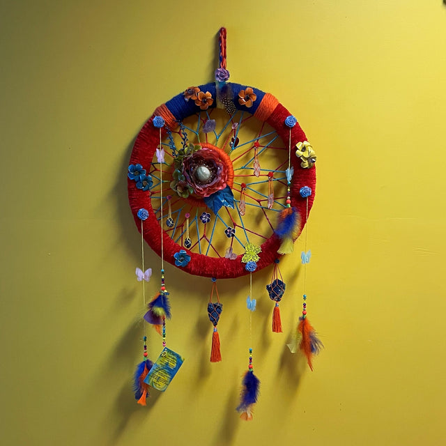 Crystals in Flower of Life Wall Art