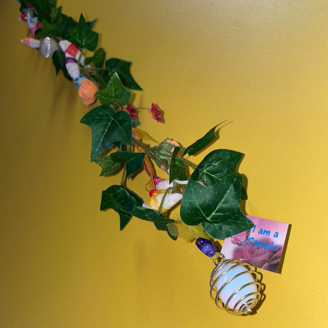 Clear Quartz & Opolite Crystal Garlands