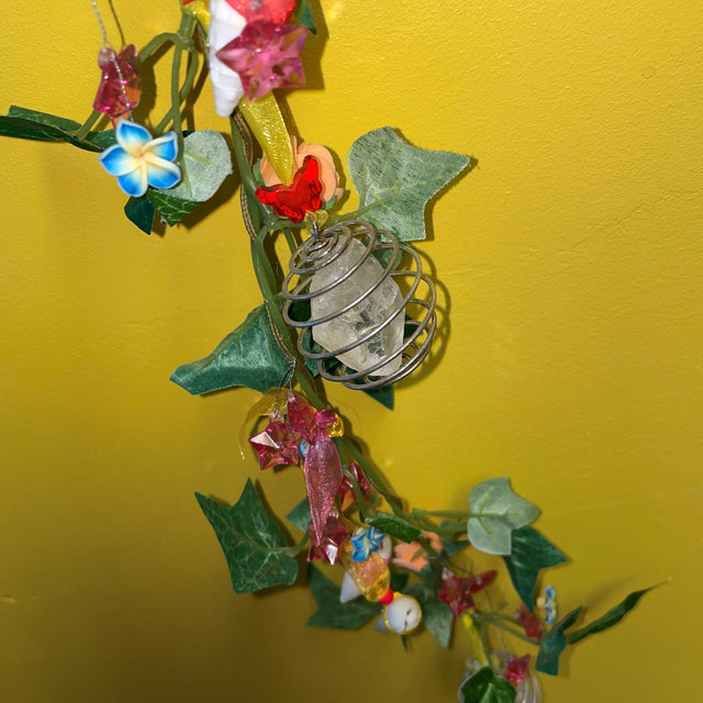 Clear Quartz & Opolite Crystal Garlands
