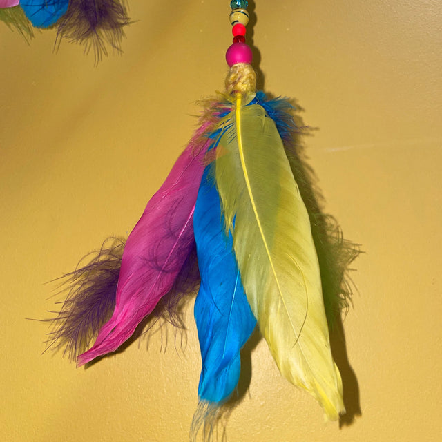 Crystals in Flower of Life Wall Art