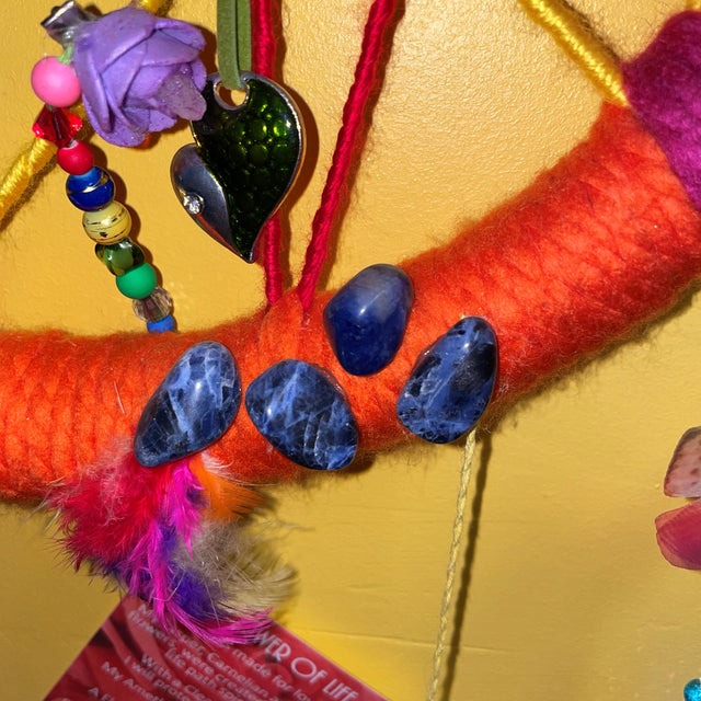 Crystals in Flower of Life Wall Art