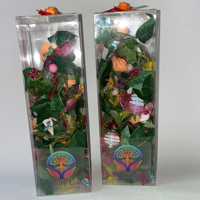 Clear Quartz & Opolite Crystal Garlands